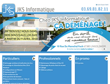 Tablet Screenshot of jks-informatique.com